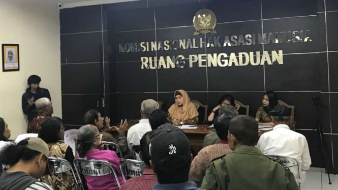 Korban 65 datangi kantor Komnas HAM, Rabu, 15 November 2017.