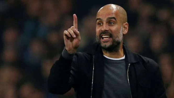 Manajer Manchester City, Pep Guardiola 