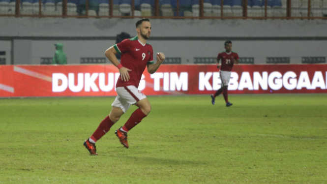 Pemain Timnas Indonesia, Ilija Spasojevic.