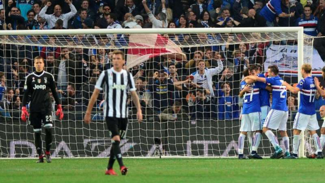 Sampdoria vs Juventus.