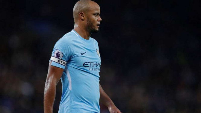 Kapten Manchester City, Vincent Kompany.