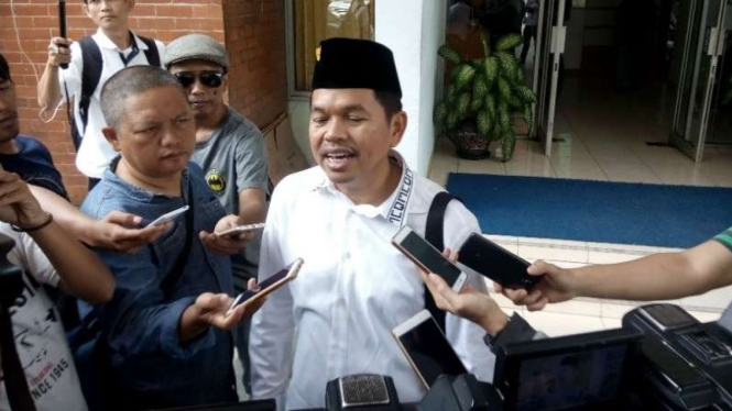 Ketua Partai Golkar Jawa Barat, Dedi Mulyadi, ketika ditemya di Tangerang, Banten, pada Selasa, 21 November 2017.