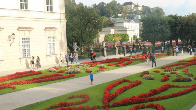 Taman Mirabel di Salzburg, Austria