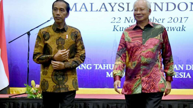 Presiden Joko Widodo dan PM Malaysia Dato’ Sri Mohd. Najib