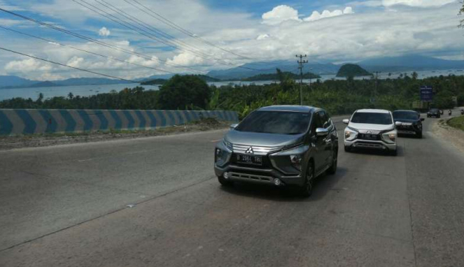 Perjalanan Mitsubishi Xpander ke Bandar Lampung.