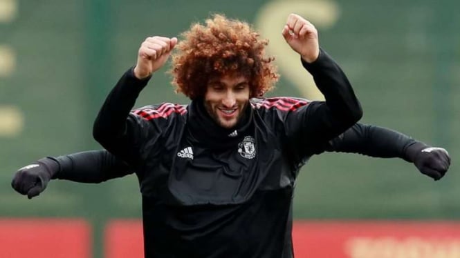 Gelandang Manchester United, Marouane Fellaini