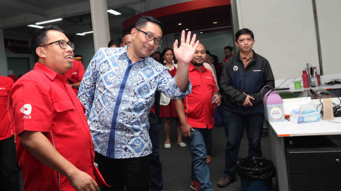 Ridwan Kamil Kunjungi Kantor VIVA.co.id