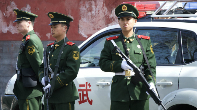Ilustrasi polisi China