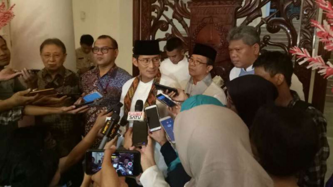 Wakil Gubernur DKI Sandiaga Uno 