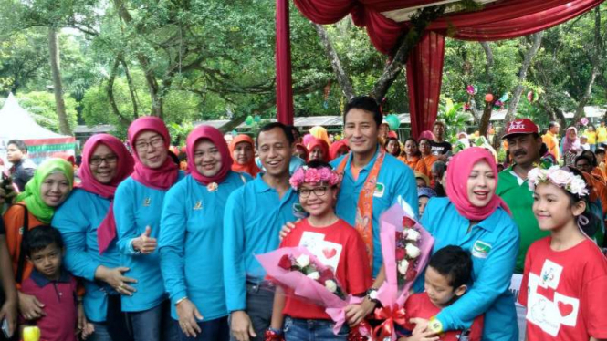 Wakil Gubernur DKI, Sandiaga Uno menghadiri acara Hari Kesehatan Nasional 