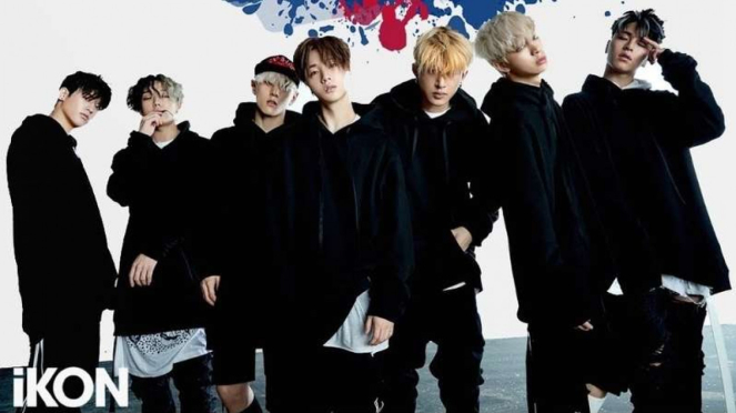 Grup musik asal Korea, iKon yang mengisi Konser Sarangheyo 2017