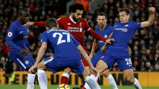 Pertandingan Liverpool kontra Chelsea di ajang Premier League