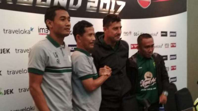 Konfrensi pers jelang final Liga 2