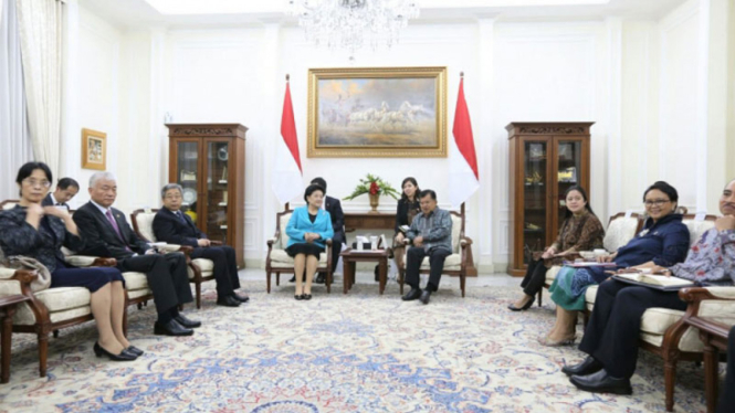 Menko PMK mendampingi Wakil Perdana Menteri RRT Liu Yandong & Wapres