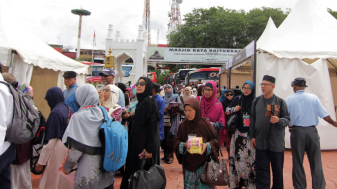 Wisatawan mancanegara yang berkunjung ke Aceh beberapa waktu lalu.