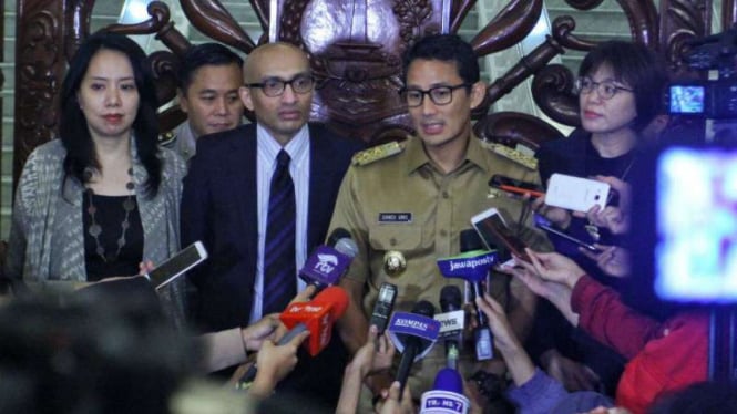 Sandiaga Uno dan Duta Besar Singapura Anil Kumar Nayar