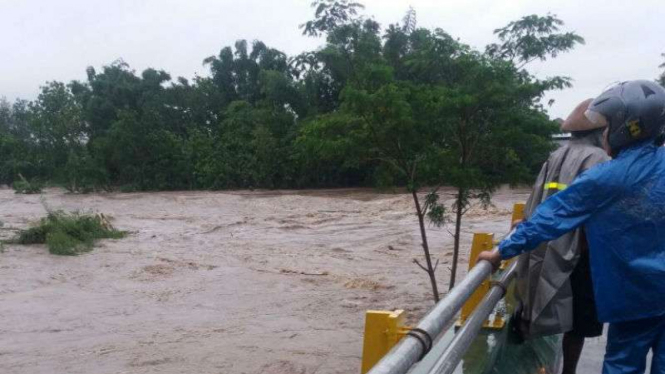 Hujan deras akibatkan banjir di Yogyakarta, Selasa, 28 November 2017