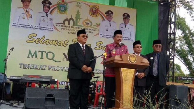 Gubernur Sumut membuka MTQ Provinsi Sumatera Utara ke-36 di Kabupaten Dairi?.