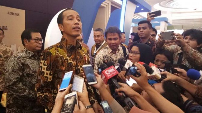 Presiden Joko Widodo di Kompas CEO Forum.