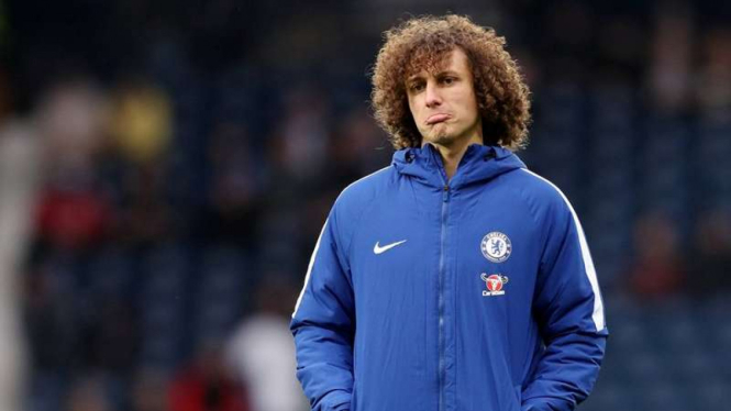 Pemain belakang Chelsea, David Luiz.