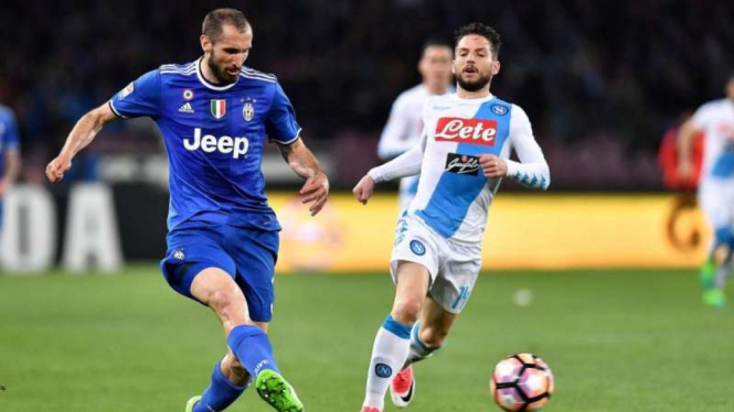 Pertandingan Serie A antara Napoli kontra Juventus