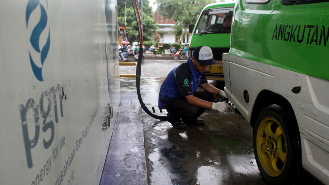 Bahan Bakar Gas untuk Angkutan Kota di Bogor, PGN