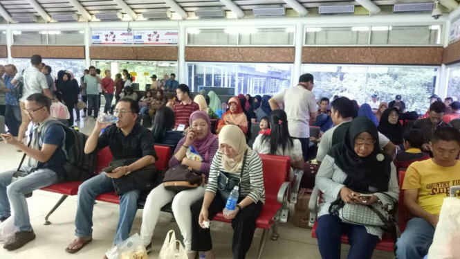 Penumpang di Bandara Soekarno Hatta