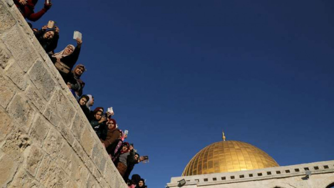 Perayaan Maulid Nabi di Kota Tua Yerusalem