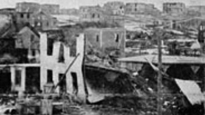 Pelabuhan Halifax rusak parah usai ledakan parah kapal senjata tahun 1917