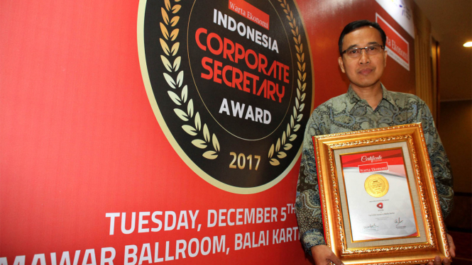 VIVA Group raih penghargaan Indonesia Corporate Secretary Award 2017.
