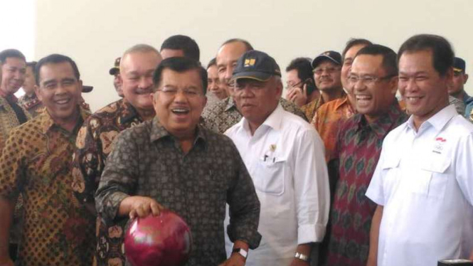 Waki Presiden RI, Jusuf Kalla meninjau venue boling Asian Games 2018