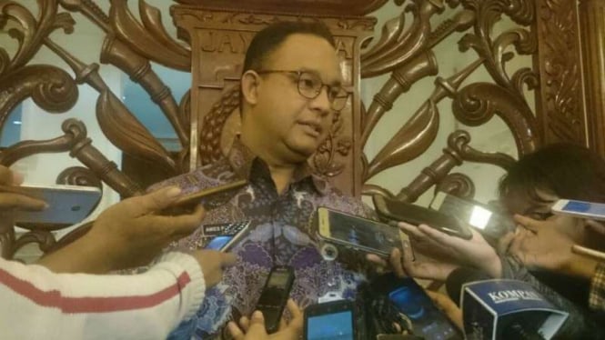 Gubernur DKI Jakarta Anies Rasyid Baswedan.