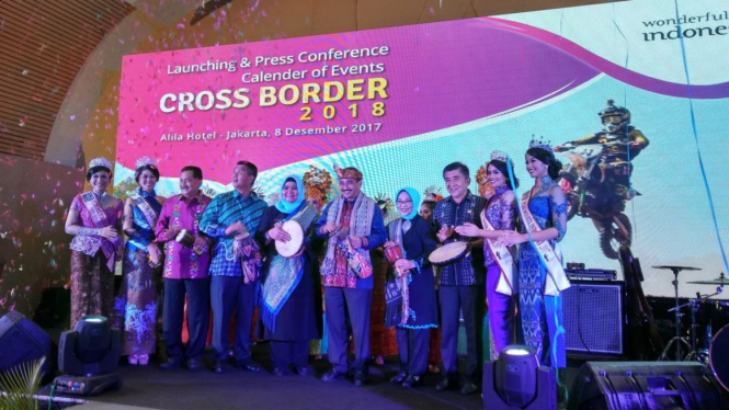 Konferensi pers Calender of Events Cross Border 2018