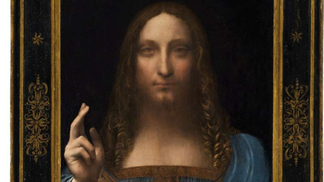Lukisan Kristus 'Salvatore Mundi' karya Leonardo da Vinci