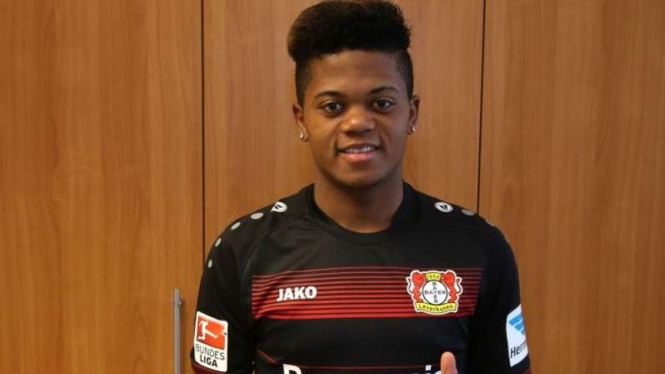 Winger Bayer Leverkusen, Leon Bailey.