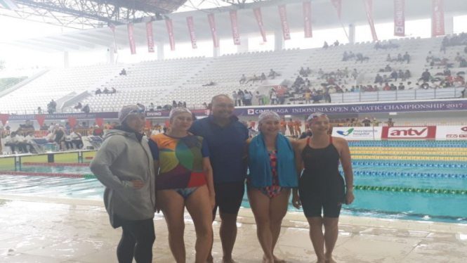 Masters Swimming di test event Asian Games 2018