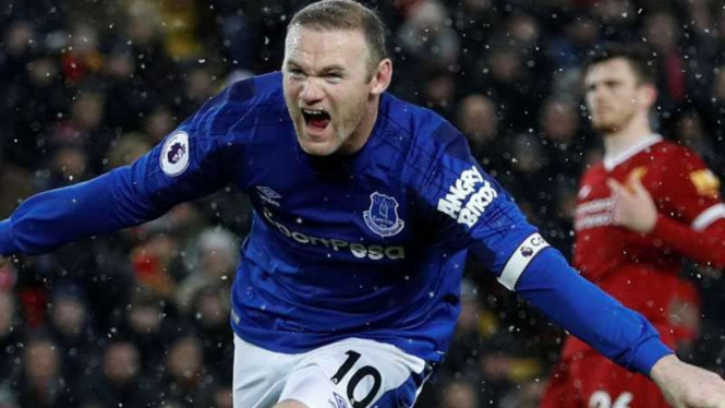 Penyerang Everton, Wayne Rooney