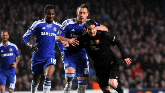 Laga Chelsea vs Barcelona di ajang Liga Champions 2011/2012