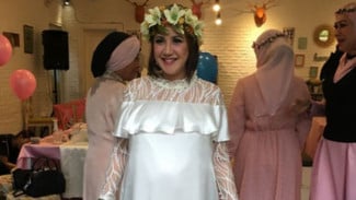 Cantiknya Andi Soraya saat Baby Shower Dipuji Warganet