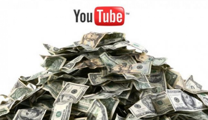Ilustrasi menghasilkan uang dari Youtube.