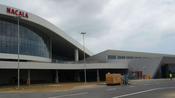 Sunyinya bandara Nacala di Mozambik. 