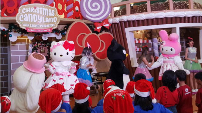 Karakter animasi Sanrio di Candyland