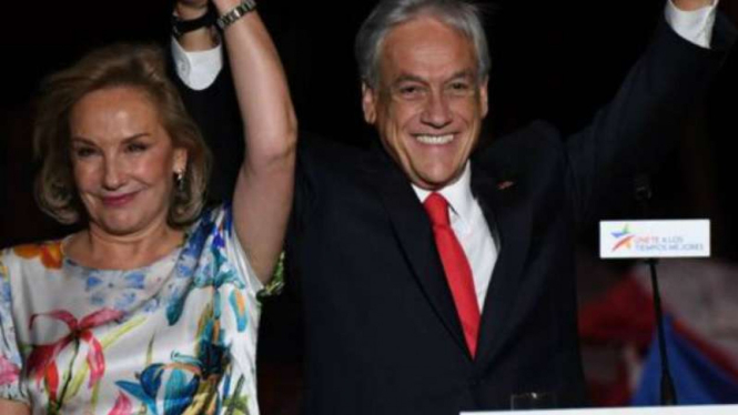 Petahana Sebastián Piñera kembai terpilih menjadi Presiden Chile