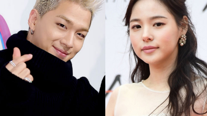 Taeyang dan Min Hyo Rin 