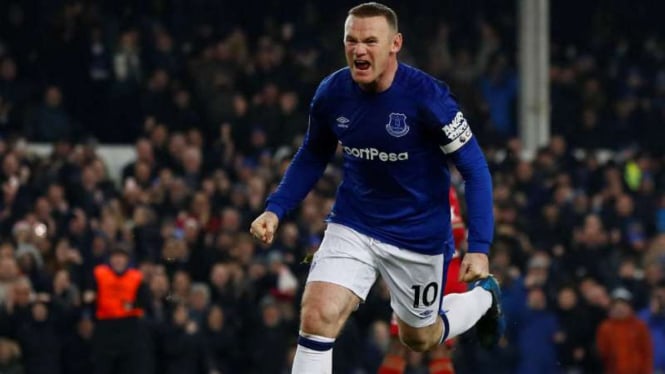 Kapten Everton, Wayne Rooney.