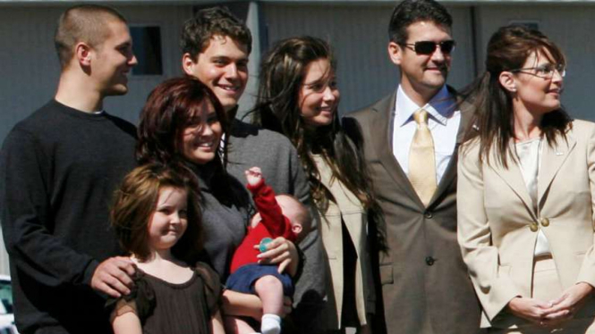 Sarah Palin, suami dan anak-anaknya