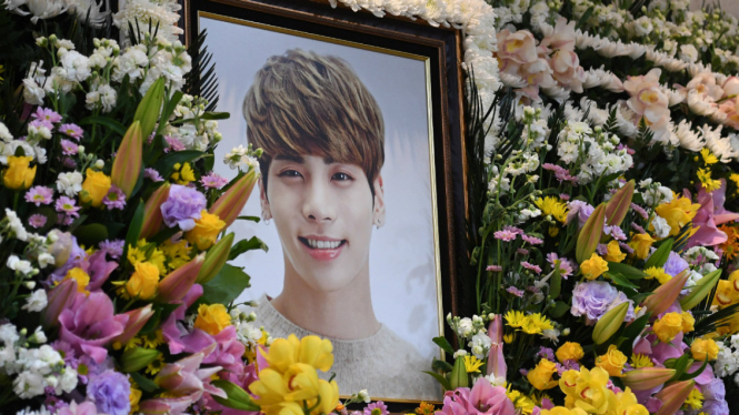 Pemakaman personel SHINee, Jonghyun.