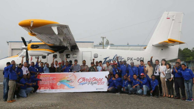PT Freeport Indonesia berikan penerbangan gratif untuk mudik Natal 2017.
