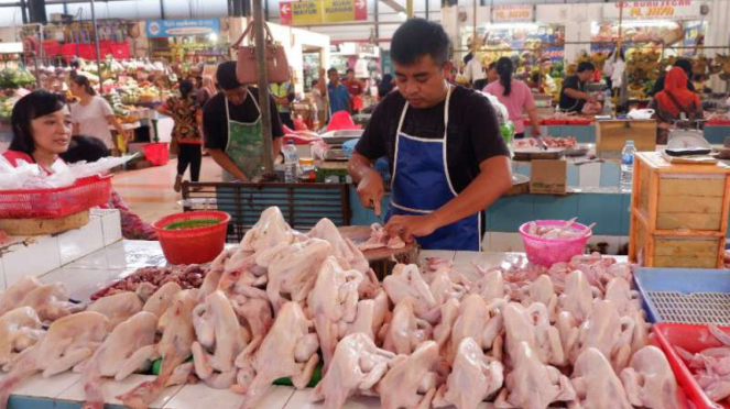 Pedagang Ayam Pasar Modern BSD City, M Safiq.