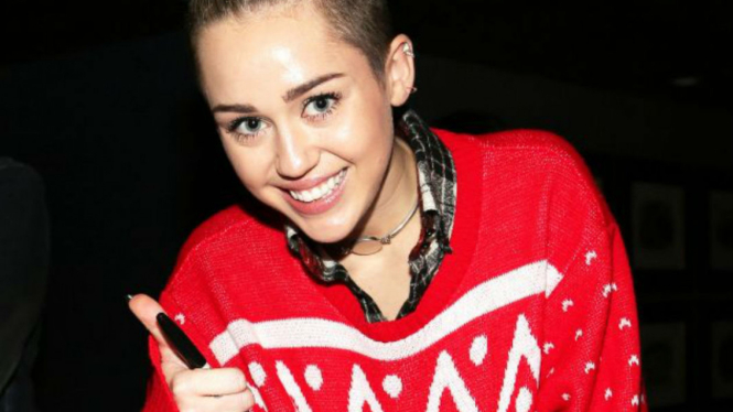Miley Cyrus yang mengaku sebagai panseksual. 